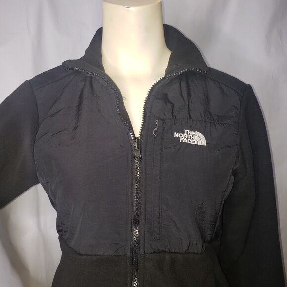 The North Face Denali  Polartec Black Zip Front Sweatshirt Jacket Size Small - Picture 5 of 8